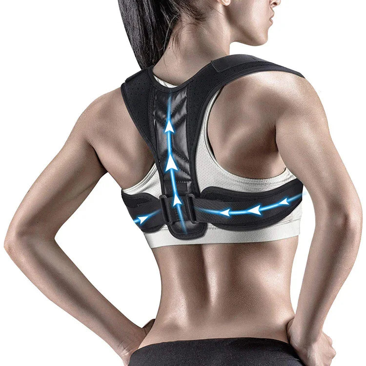 Back Shoulder Posture Corrector Adjustable Belt Clavicle Spine Support Reshape Your Body Home Office Sport Upper Neck Brace